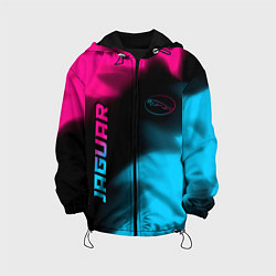 Детская куртка Jaguar - neon gradient: надпись, символ