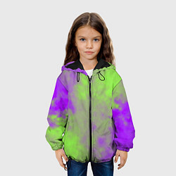 Куртка с капюшоном детская Октябрьский шум, цвет: 3D-черный — фото 2