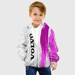Куртка с капюшоном детская Volvo pro racing: по-вертикали, цвет: 3D-белый — фото 2