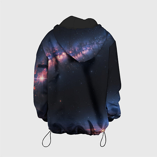Детская куртка Млечный путь в звездном небе / 3D-Черный – фото 2