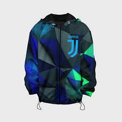 Детская куртка Juventus blue abstract logo