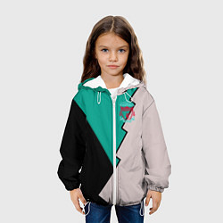 Куртка с капюшоном детская Выездная форма Ливерпуль, цвет: 3D-белый — фото 2