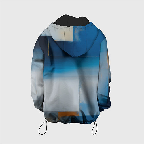 Детская куртка Синяя палитра / 3D-Черный – фото 2