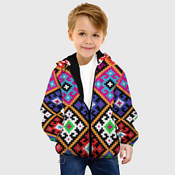 Куртка с капюшоном детская Колорит, цвет: 3D-черный — фото 2