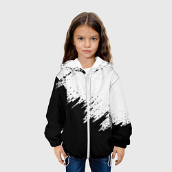 Куртка с капюшоном детская Краска и больше ничего лишнего, цвет: 3D-белый — фото 2