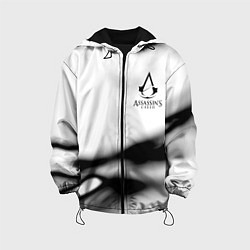 Куртка с капюшоном детская Assassins Creed logo texture, цвет: 3D-черный