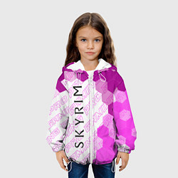 Куртка с капюшоном детская Skyrim pro gaming по-вертикали, цвет: 3D-белый — фото 2