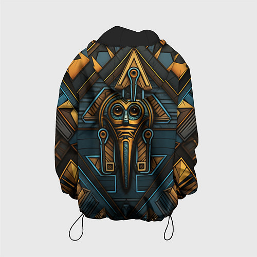 Детская куртка Узор в египетском стиле / 3D-Черный – фото 2