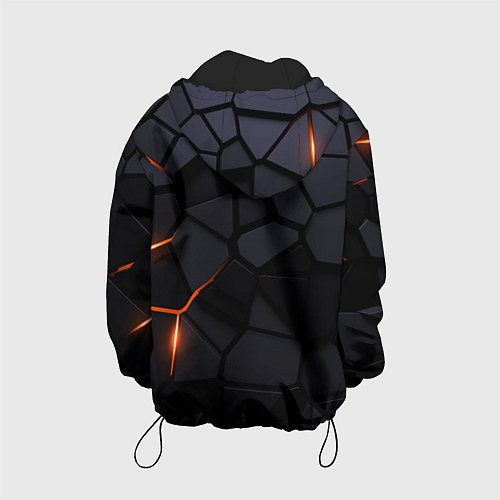 Детская куртка Lexus - плиты с эффектом свечения / 3D-Черный – фото 2
