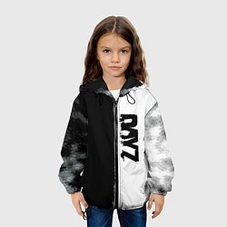 Куртка с капюшоном детская Dayz черно белый ужас, цвет: 3D-черный — фото 2