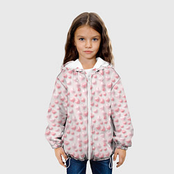 Куртка с капюшоном детская Heart dance, цвет: 3D-белый — фото 2