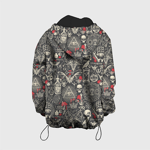 Детская куртка Колдовство и чёрная магия / 3D-Черный – фото 2