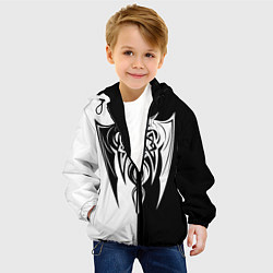 Куртка с капюшоном детская Демоны - кельтика, цвет: 3D-черный — фото 2