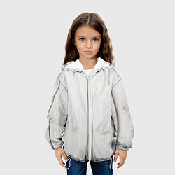 Куртка с капюшоном детская Текстура дерева - нейросеть, цвет: 3D-белый — фото 2