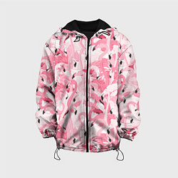 Детская куртка Стая розовых фламинго