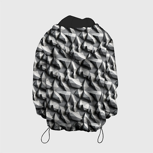 Детская куртка Камни / 3D-Черный – фото 2