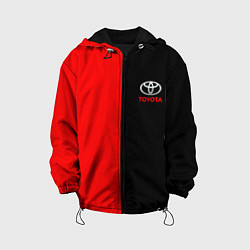 Детская куртка Toyota car красно чёрный