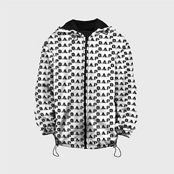 Куртка с капюшоном детская BAP kpop steel pattern, цвет: 3D-черный