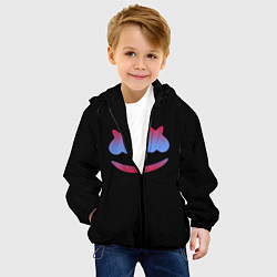 Куртка с капюшоном детская Маршмеллоу Christopher, цвет: 3D-черный — фото 2
