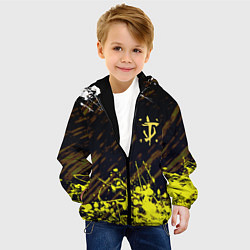 Куртка с капюшоном детская Doom краски, цвет: 3D-черный — фото 2