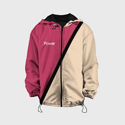 Детская куртка Power бежево-розовый