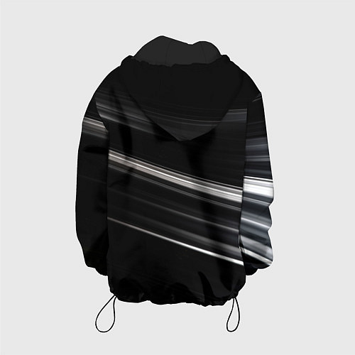 Детская куртка Black abstract background / 3D-Черный – фото 2