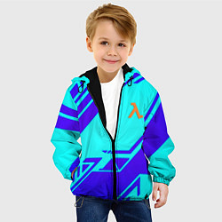 Куртка с капюшоном детская Half life фримен гейм, цвет: 3D-черный — фото 2