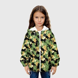 Куртка с капюшоном детская Котофляж, цвет: 3D-белый — фото 2