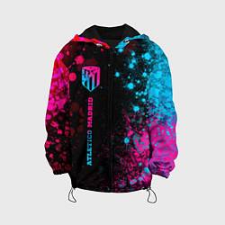 Детская куртка Atletico Madrid - neon gradient по-вертикали