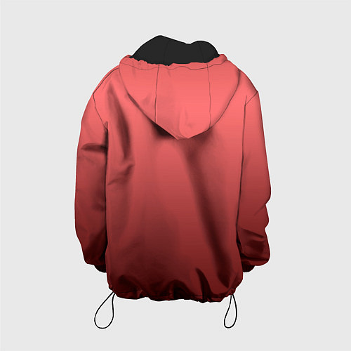 Детская куртка Оттенок розовый антик градиент / 3D-Черный – фото 2