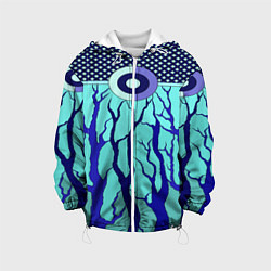 Детская куртка Turquoise abstraction