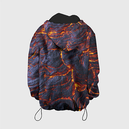 Детская куртка Вулканическая лава / 3D-Черный – фото 2