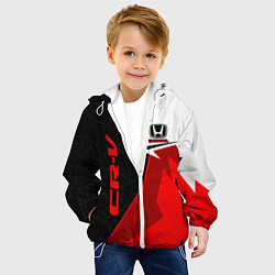 Куртка с капюшоном детская Honda CR-V - sport uniform, цвет: 3D-белый — фото 2