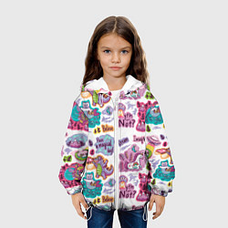 Куртка с капюшоном детская Have a magical day color, цвет: 3D-белый — фото 2