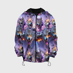 Детская куртка Волки и молнии