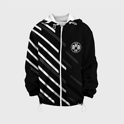 Куртка с капюшоном детская Borussia sport fc, цвет: 3D-белый