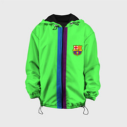 Куртка с капюшоном детская Barcelona fc sport line, цвет: 3D-черный