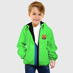 Куртка с капюшоном детская Barcelona fc sport line, цвет: 3D-черный — фото 2