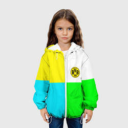 Куртка с капюшоном детская Borussia color cport, цвет: 3D-белый — фото 2