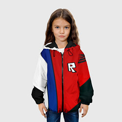 Куртка с капюшоном детская Roblox uniform, цвет: 3D-черный — фото 2