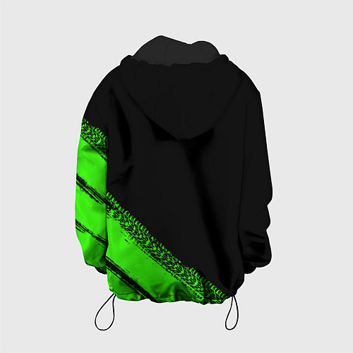 Детская куртка Kawasaki - logo / 3D-Черный – фото 2