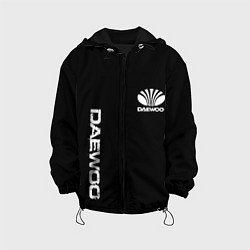 Куртка с капюшоном детская Daewoo logo white, цвет: 3D-черный