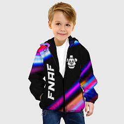 Куртка с капюшоном детская FNAF speed game lights, цвет: 3D-черный — фото 2