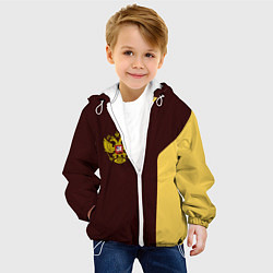 Куртка с капюшоном детская Россия ретро стиль, цвет: 3D-белый — фото 2