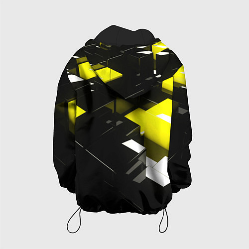 Детская куртка Абстракция обман зрения / 3D-Черный – фото 2