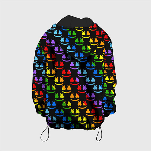 Детская куртка Marshmello dj colors / 3D-Черный – фото 2