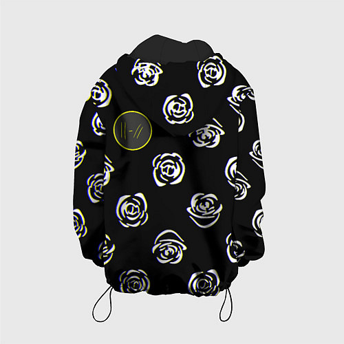 Детская куртка Twenty one pilots rose / 3D-Черный – фото 2