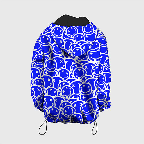 Детская куртка Nirvana logo blue / 3D-Черный – фото 2