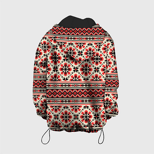 Детская куртка Славянская обережная вышивка / 3D-Черный – фото 2