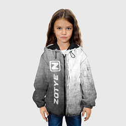 Куртка с капюшоном детская Zotye - grey gradient по-вертикали, цвет: 3D-черный — фото 2